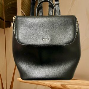 DKNY Black BRYANT Backpack. NEW